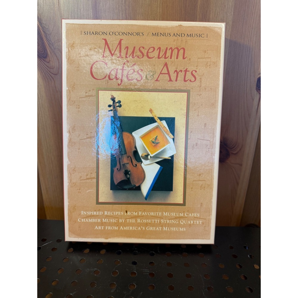 Sharon O'Connor Museum Cafés & Arts Gift Set Cookbook‎ CD Boxed